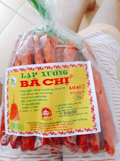 100g lạp xưởng bà chị loại 1