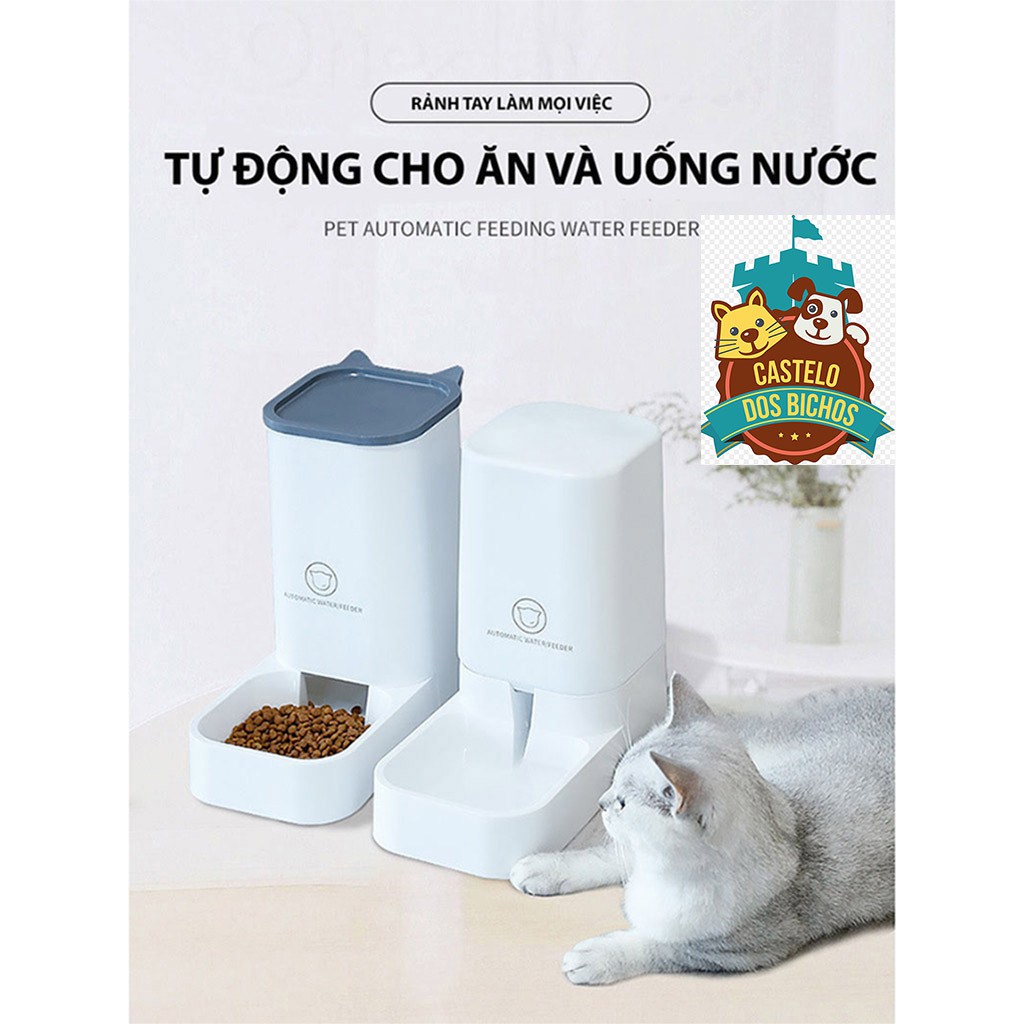 Bát Ăn Tự Động Dung Tích Lớn Chó Mèo Cao Cấp