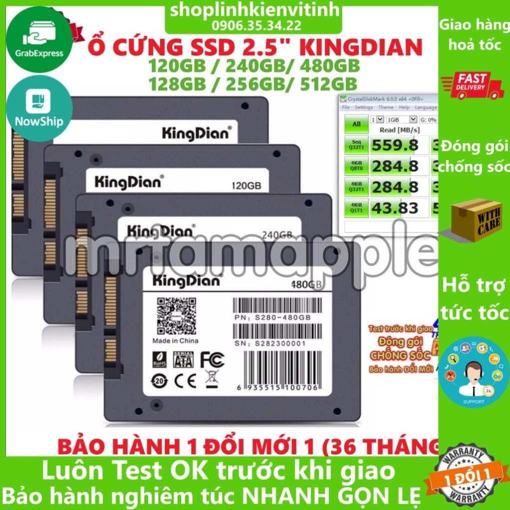 Ổ CỨNG SSD KingDian 2.5 INCHES (120GB/ 240GB/ 480GB) tốc độ cao