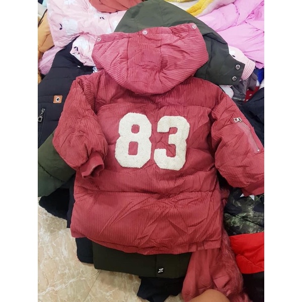 Áo khoác phao, lông thỏ, lông cừu bé trai bé gái