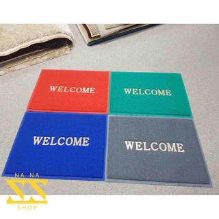 Thảm chùi chân nhựa rối Welcome Loại 1