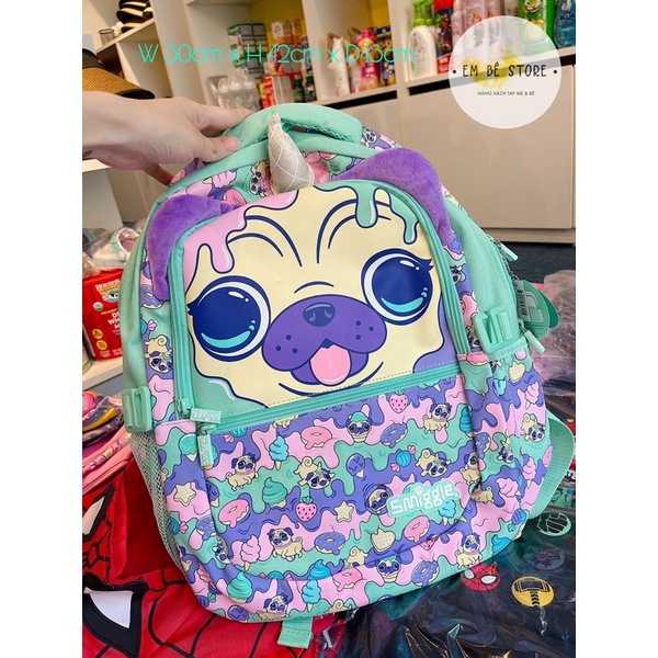 Balo Smiggle cho bé 30x42x13cm