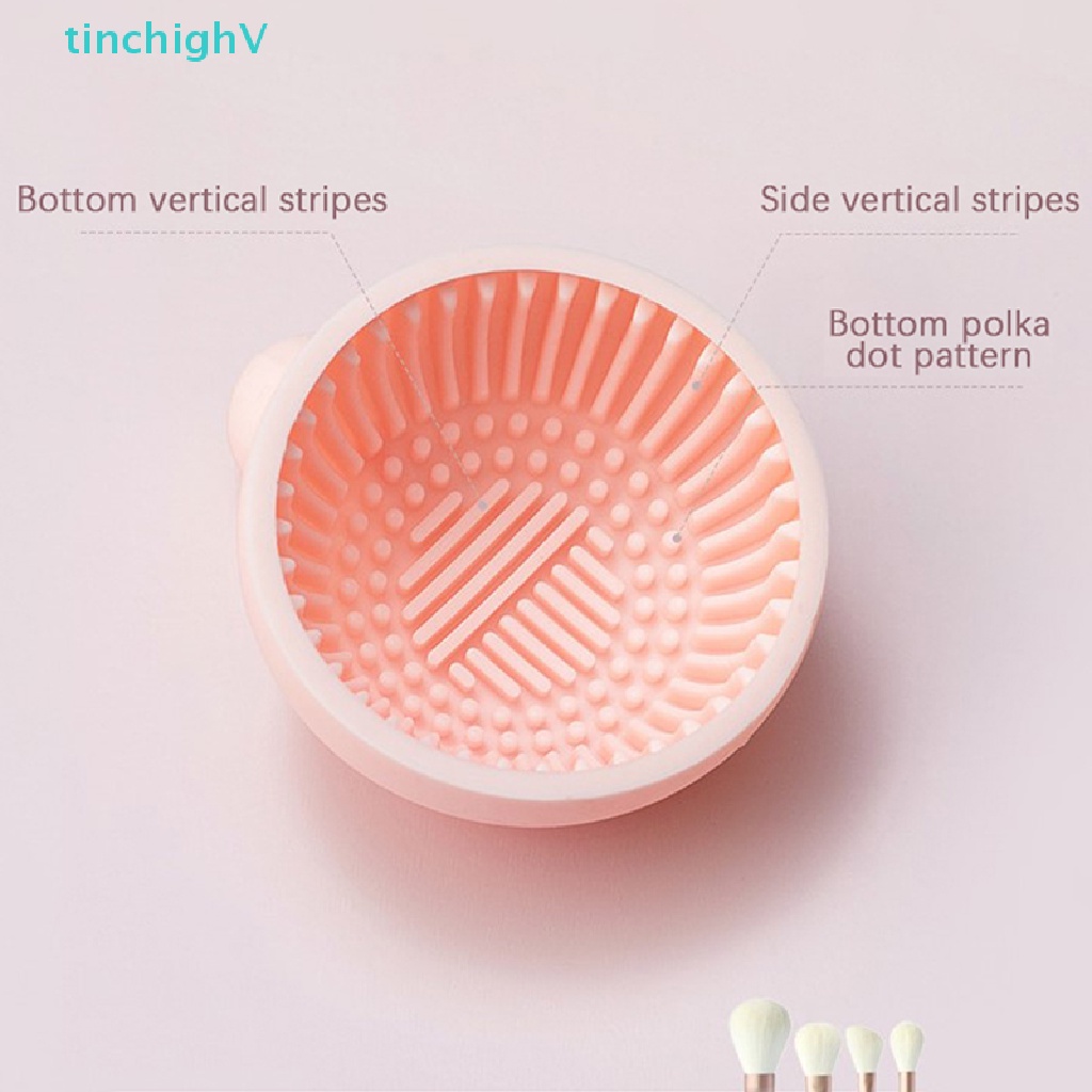 1 Miếng Silicone Vệ Sinh Cọ Trang Điểm Tiện Dụng