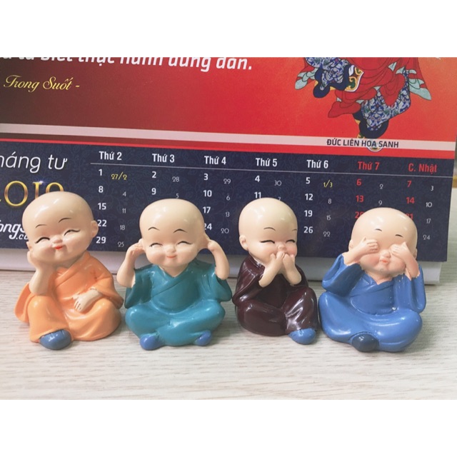 Tượng 4 chú tiểu combo 2