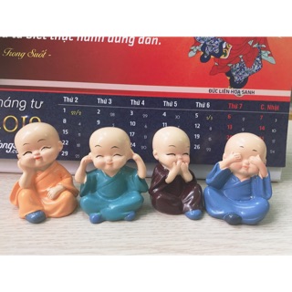 Tượng 4 chú tiểu combo 2