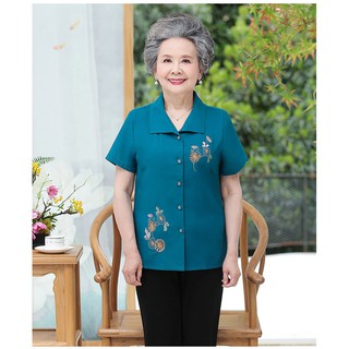 ÁO cho người già ( hoa tra)