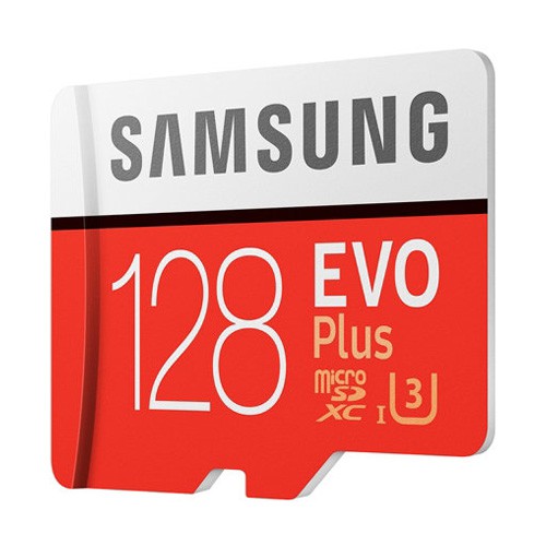 Thẻ nhớ Samsung Evo Plus U3 class10 4K 100Mb/s 128GB + Kèm Apdater