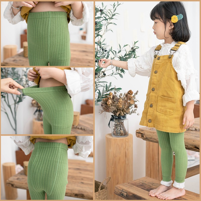 Quần Legging In Hình Dễ Thương Cho Bé Gái