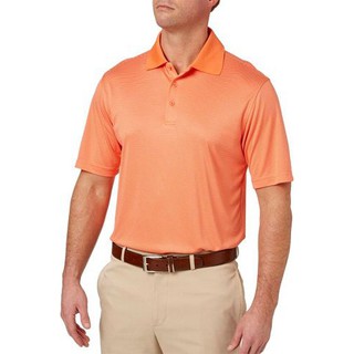 TH6587 Áo thun nam ngắn tay có bâu màu cam sọc trắng Slazenger MSG11201
