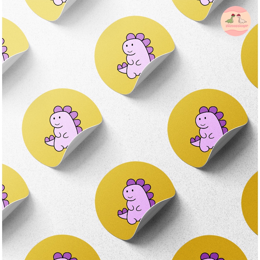 Set 15 Sticker Khủng Long Cute, hình dán trang trí bình nước, điện thoại, laptop, mũ bảo hiểm, sticker làm quà tặng