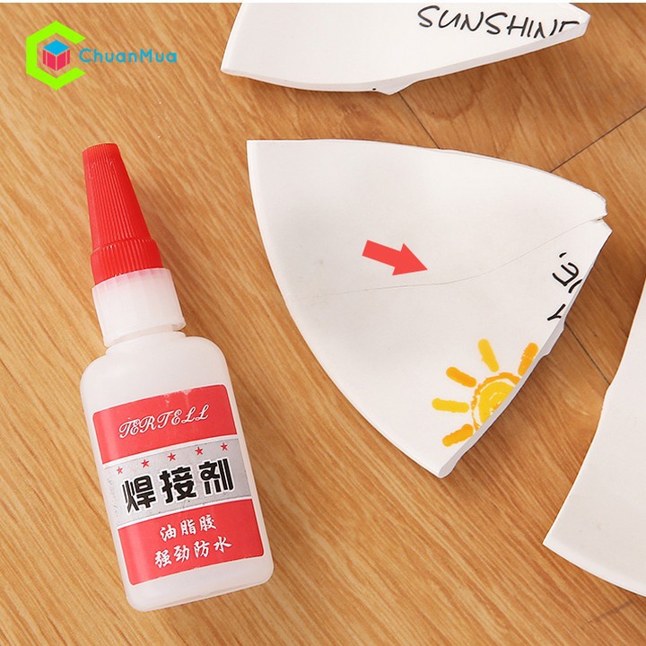 Keo dán đa năng siêu dính 75ml dán tốt trên mọi bề mặt kim loại, gỗ, thủy tinh, nhựa,..