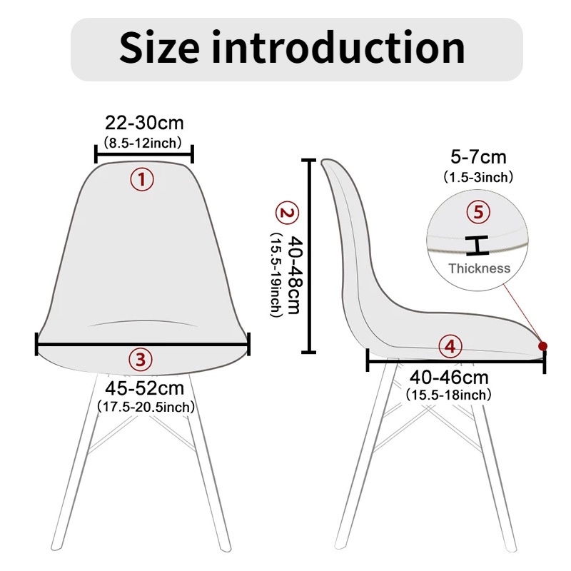 Vỏ Bọc Ghế Ngồi Bàn Ăn / Văn Phòng / Khách Sạn / Tiệc Cưới Co Giãn Chống Thấm Nước