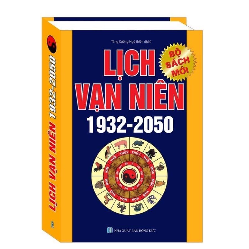 Sách - Lịch vạn niên 1932 - 2050 ( Tái bản )