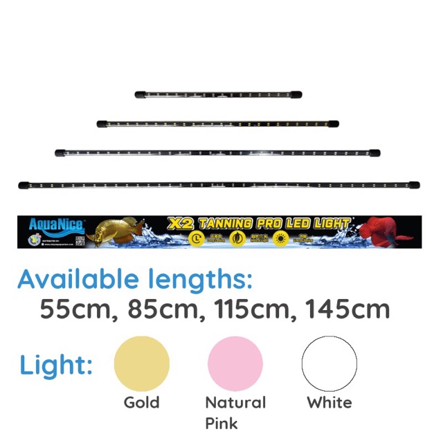 Đèn LED Aqua Nice (85cm) X2 Tanning Pro Light Cho Hồ Cá - Hàng Công Ty