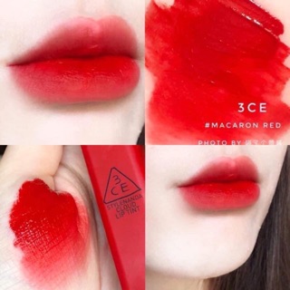 Son kem lì 3CE - MACARON RED
