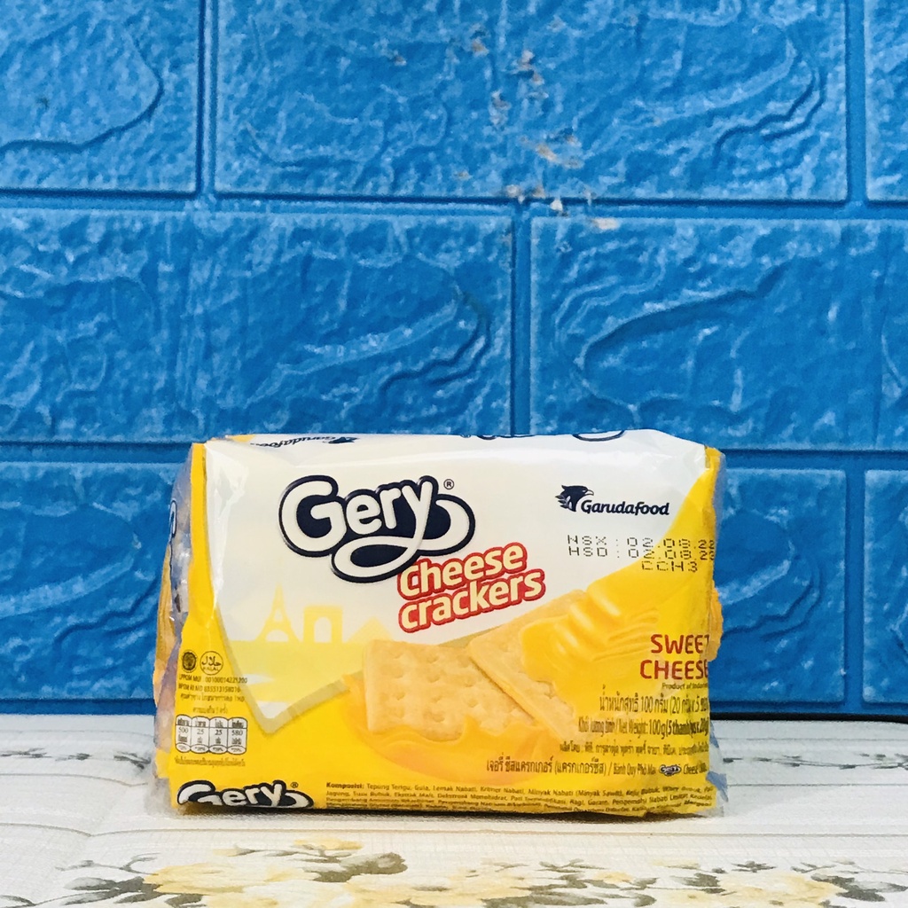 Bánh Quy Phô Mai Gery Cheese Cracker Gói 100g