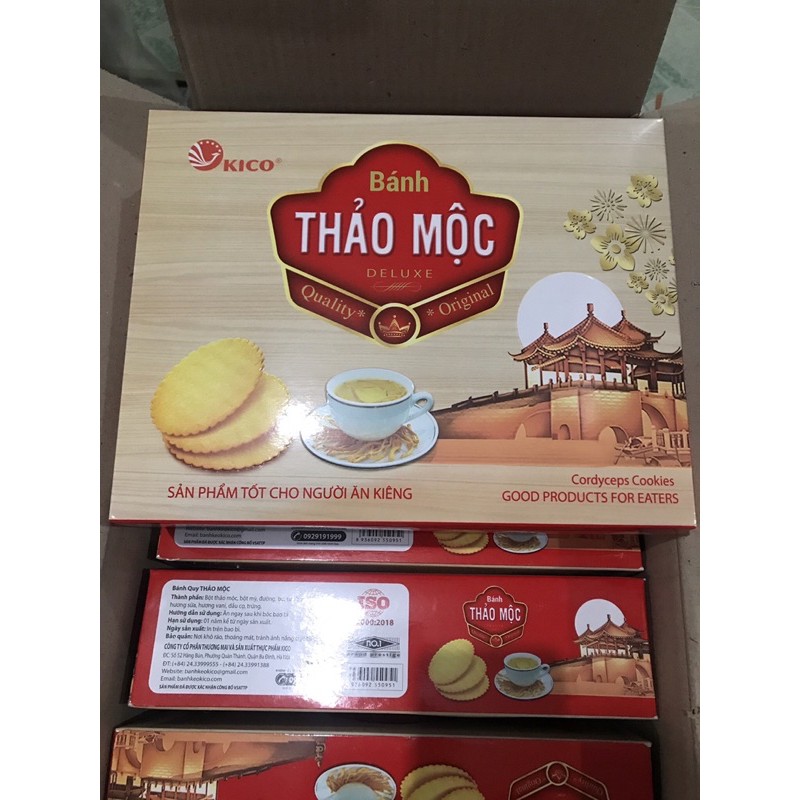 Hộp Bánh Quy Thảo Mộc Kiko 400g tốt cho ăn kiêng