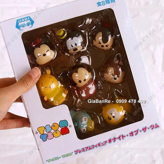 Bộ 8 Nhân Vật Tsum Tsum Cao Cấp - Disney - 7963a