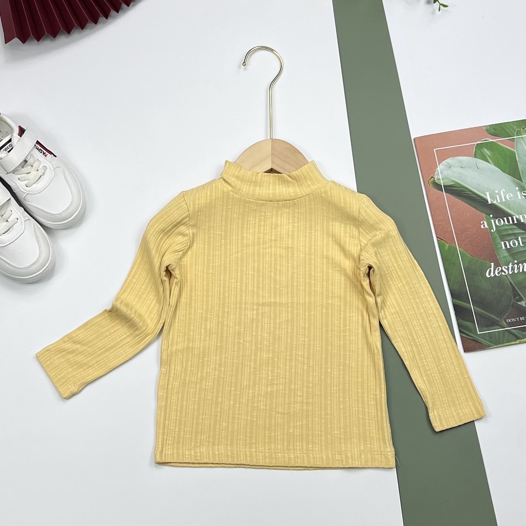Áo thun trẻ em LITIBABY cổ ba phân, cho bé 1 - 10 tuổi