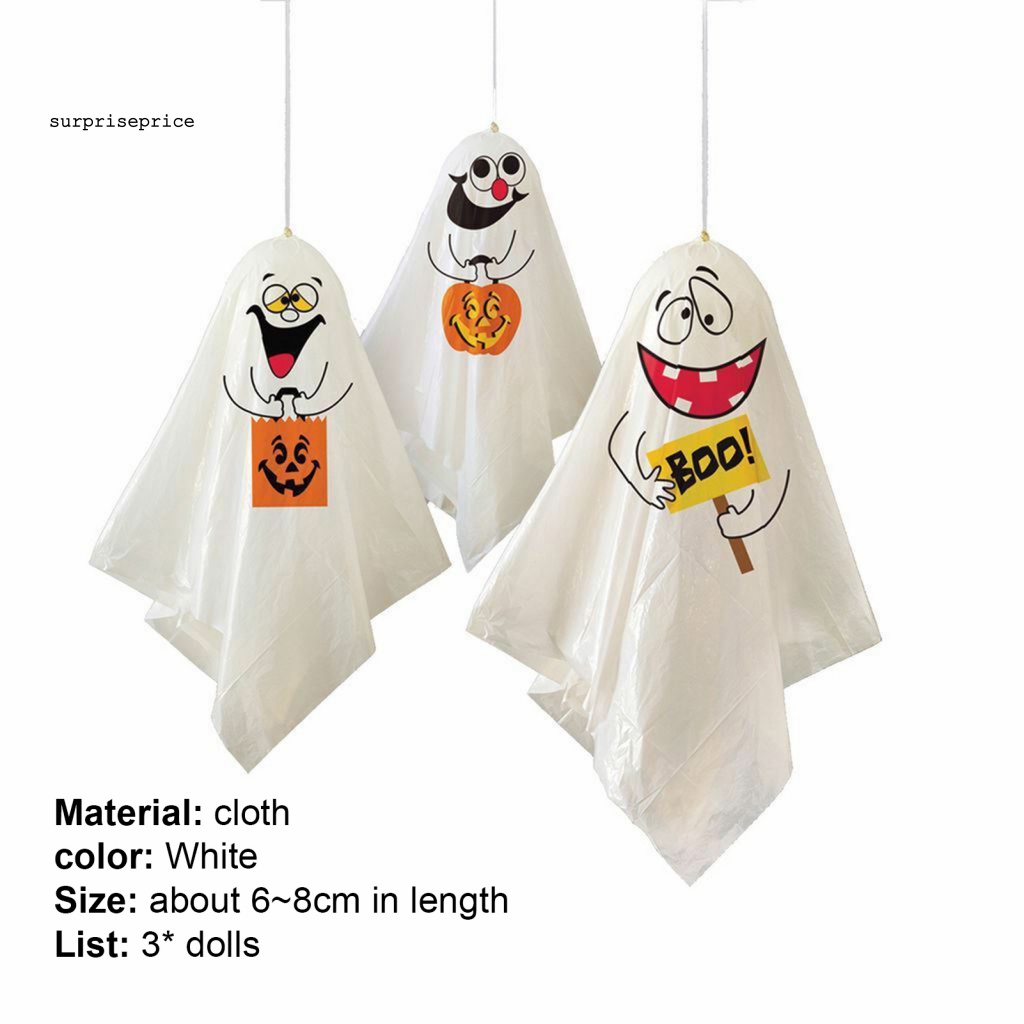 Đạo Cụ Treo Trang Trí Halloween Hình Con Ma Dễ Thương