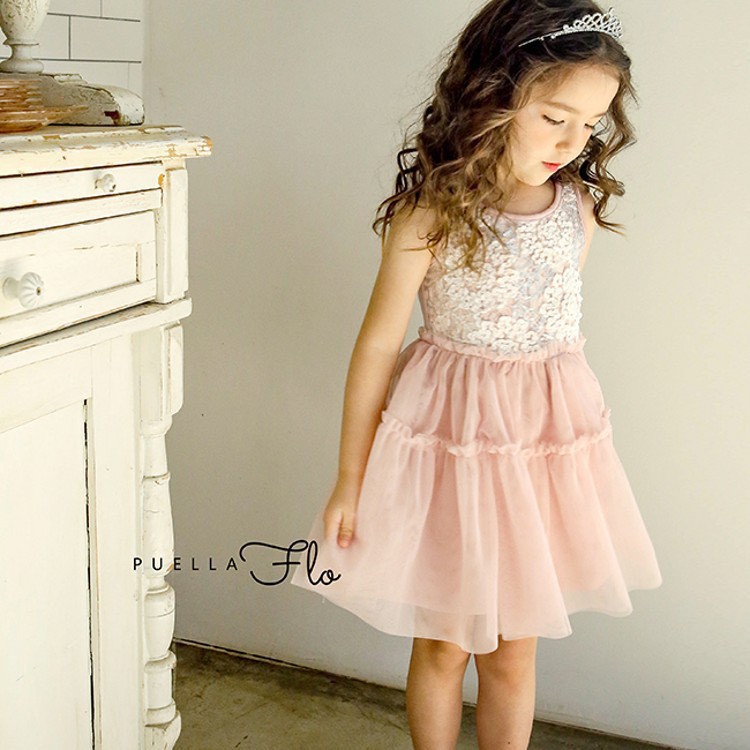 Váy công chúa chân ren 2 tầng