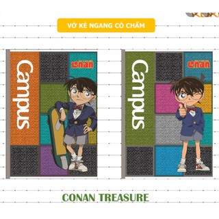 Vở Campus kẻ ngang có chấm Conan treasure NB-BCNT80 80tr (120q/th)