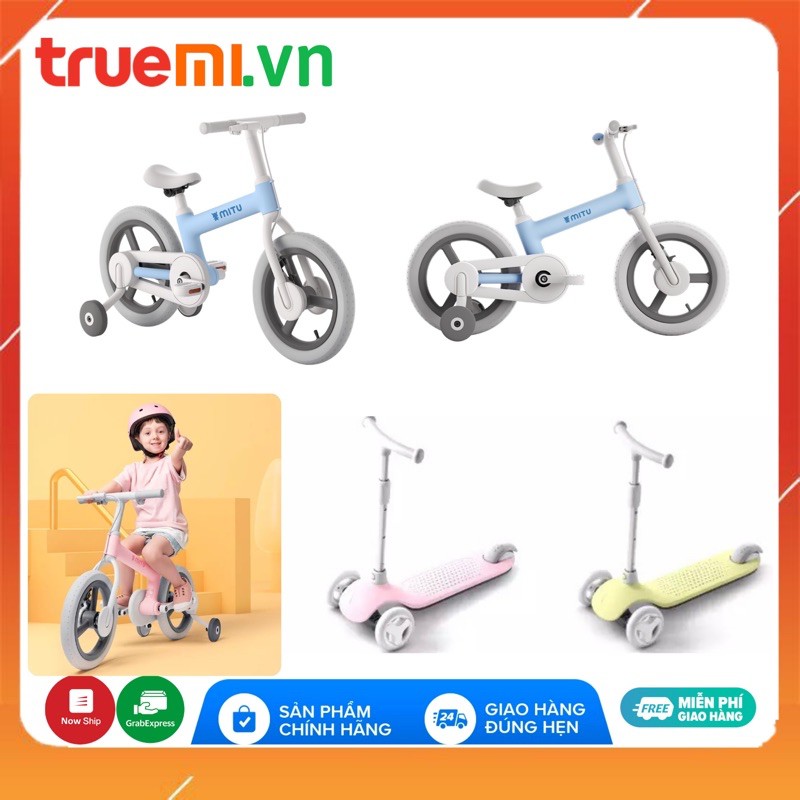 Xe scooter, xe đạp  trẻ em Xiaomi  MITU NK3 ,Điều chỉnh cân bằng chiều cao, cho lứa tuổi 3-6 TUỔI