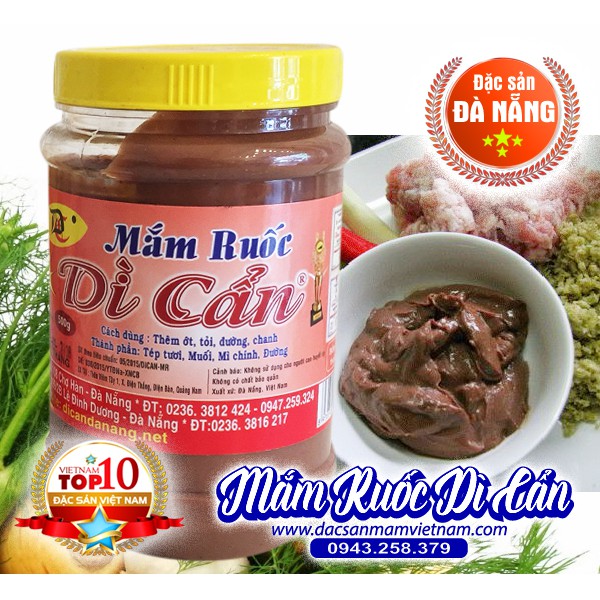 Mắm ruốc Dì Cẩn Đà Nẵng