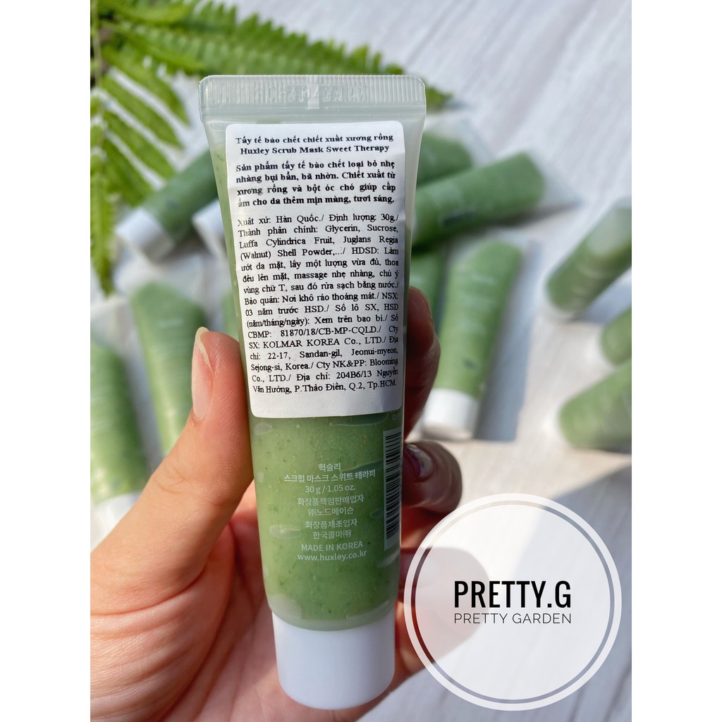 Tẩy da chết Huxley Scrub Mask Sweet Therapy 30g | BigBuy360 - bigbuy360.vn