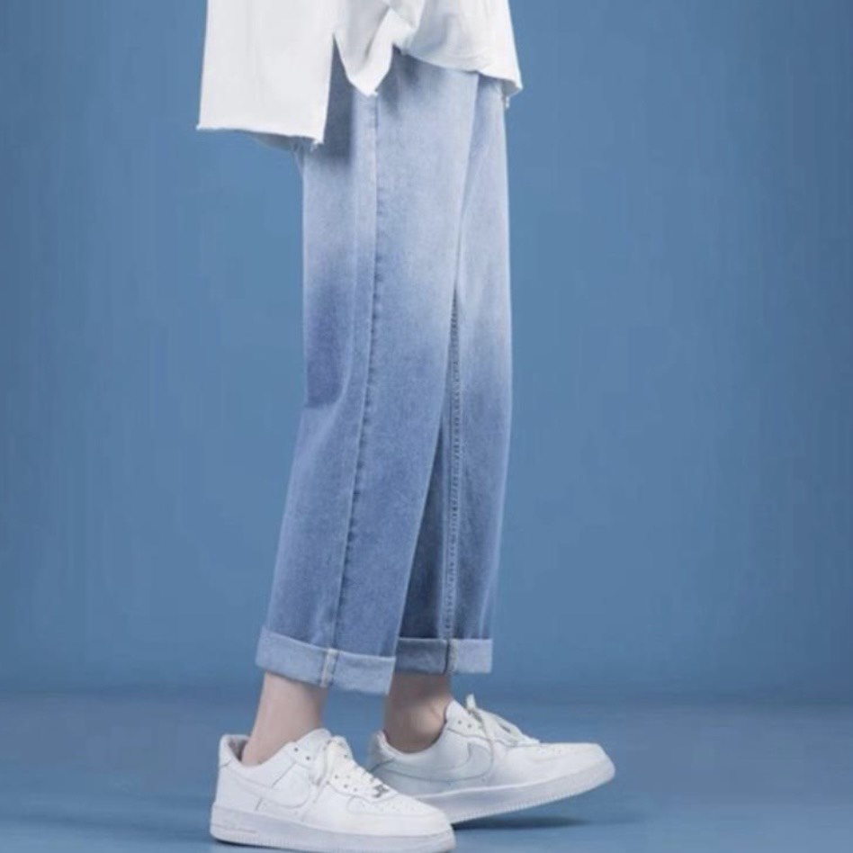 Quần Jean Baggy Loang Màu ống Suông Rộng Gen Z Nam Nữ Xu Hướng Hot Trend unisex Mr Smile 99 Shop