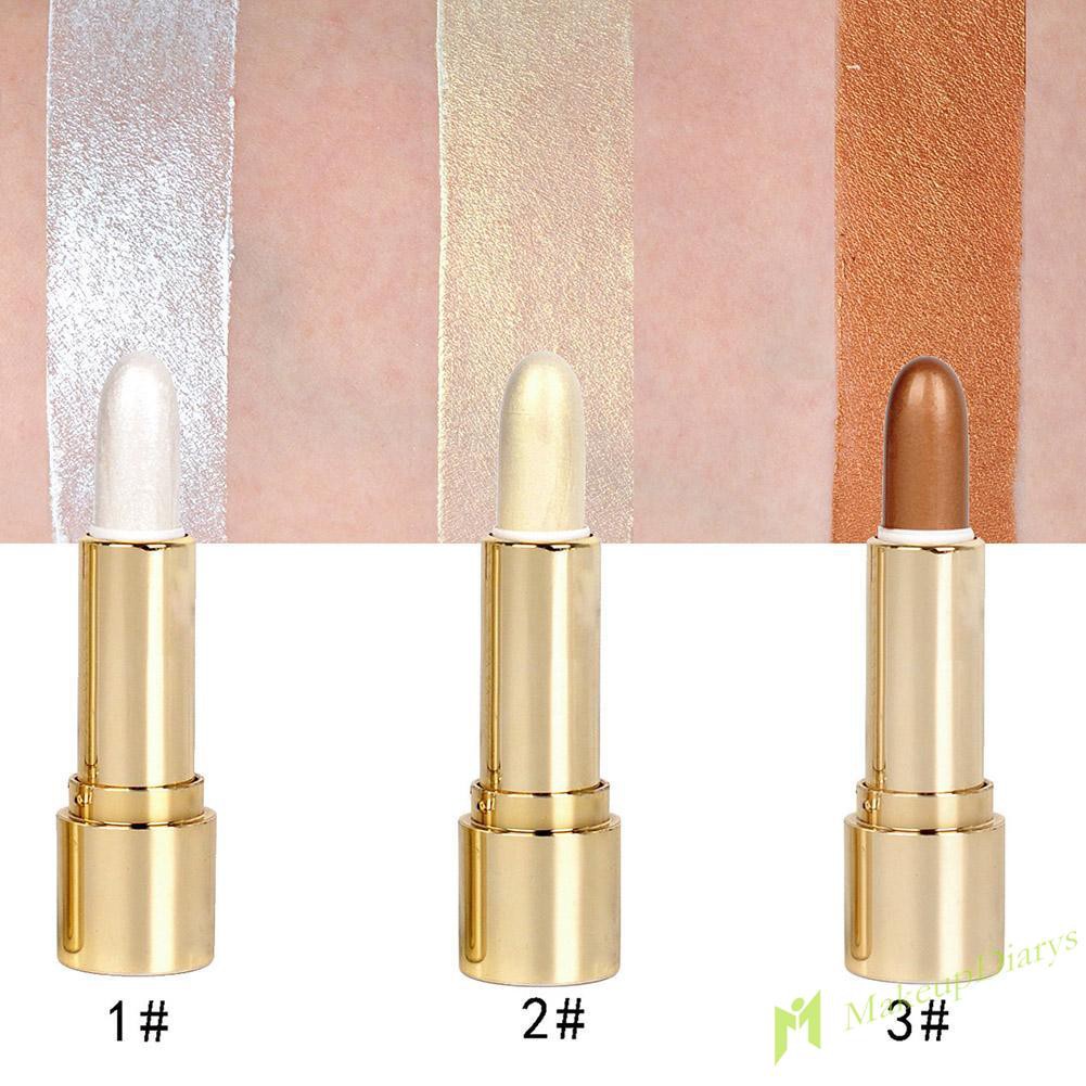 【New Arrival】Glitter Makeup Highlighter Stick Face Contour Brightener Shimmer Bronzer