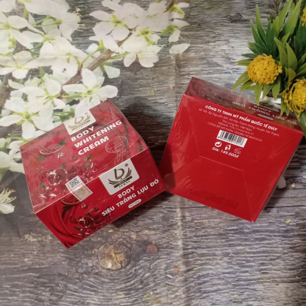 Kem Body dưỡng trắng da siêu tốc Lựu đỏ 180gr | BigBuy360 - bigbuy360.vn