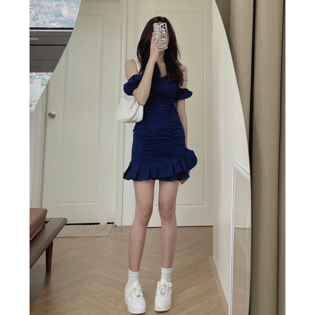 V230 Váy nhún body cúp ngực Audrey | BigBuy360 - bigbuy360.vn