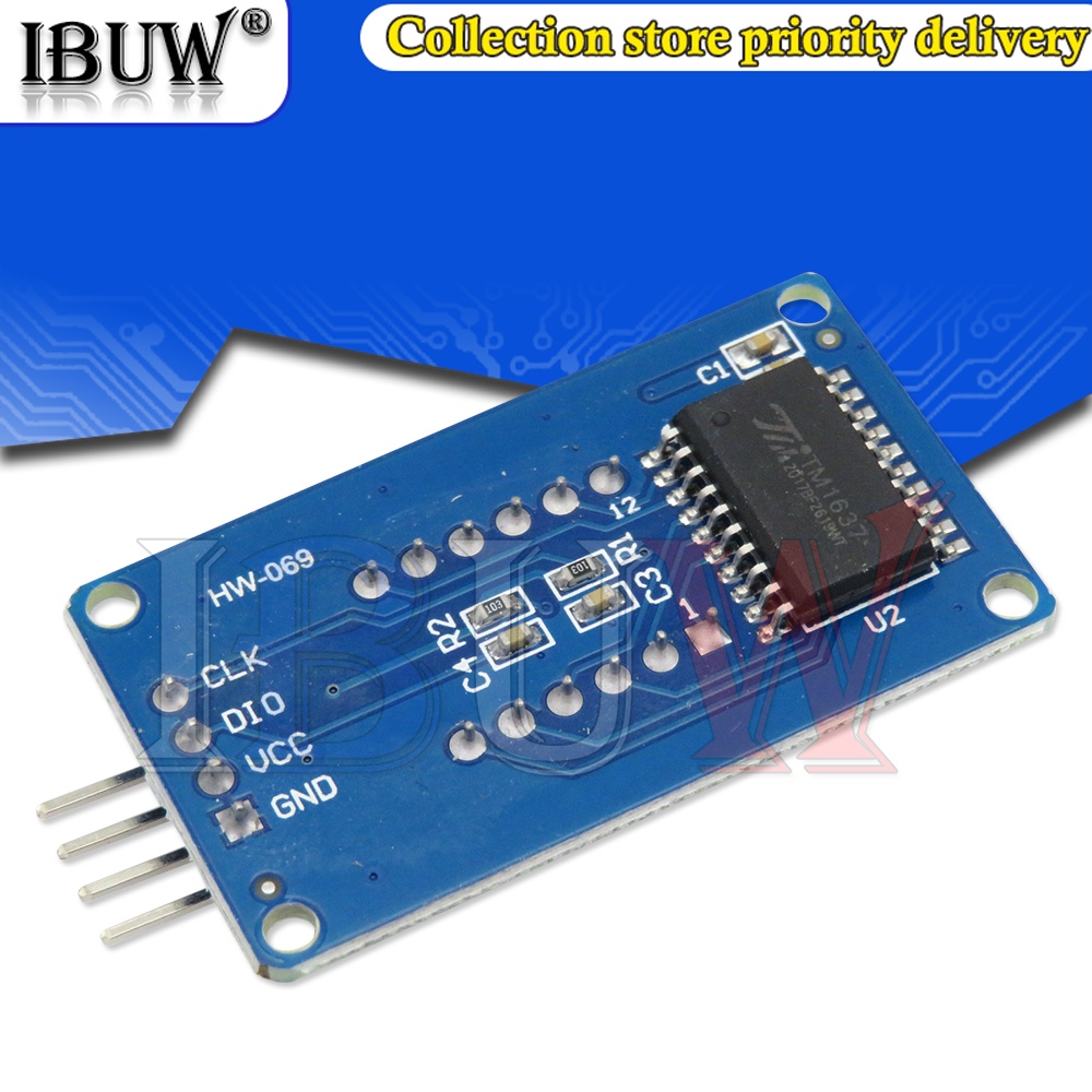 1 Mô Đun Màn Hình LED TM1637 Cho Arduino 7 Segment 4 Bits 0.36 Inch