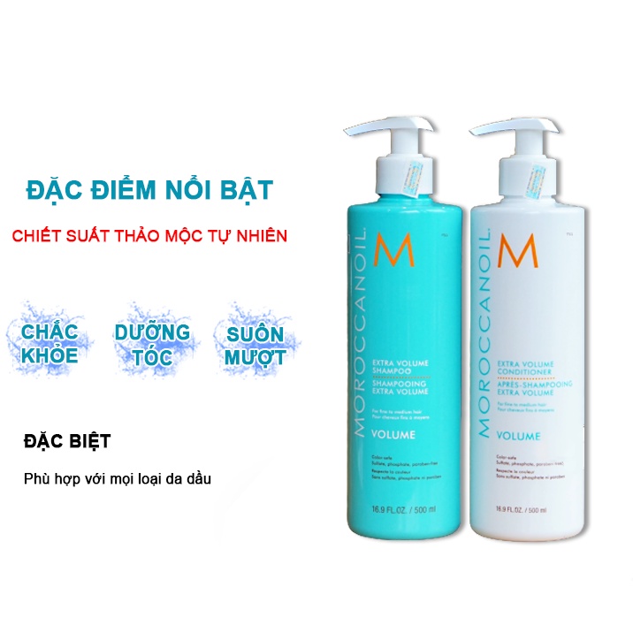 MOROCCANOIL - DẦU GỘI XẢ PHỤC HỒI ĐỘ ẨM REPAIR 500ML CHÍNH HÃNG LAMYRA