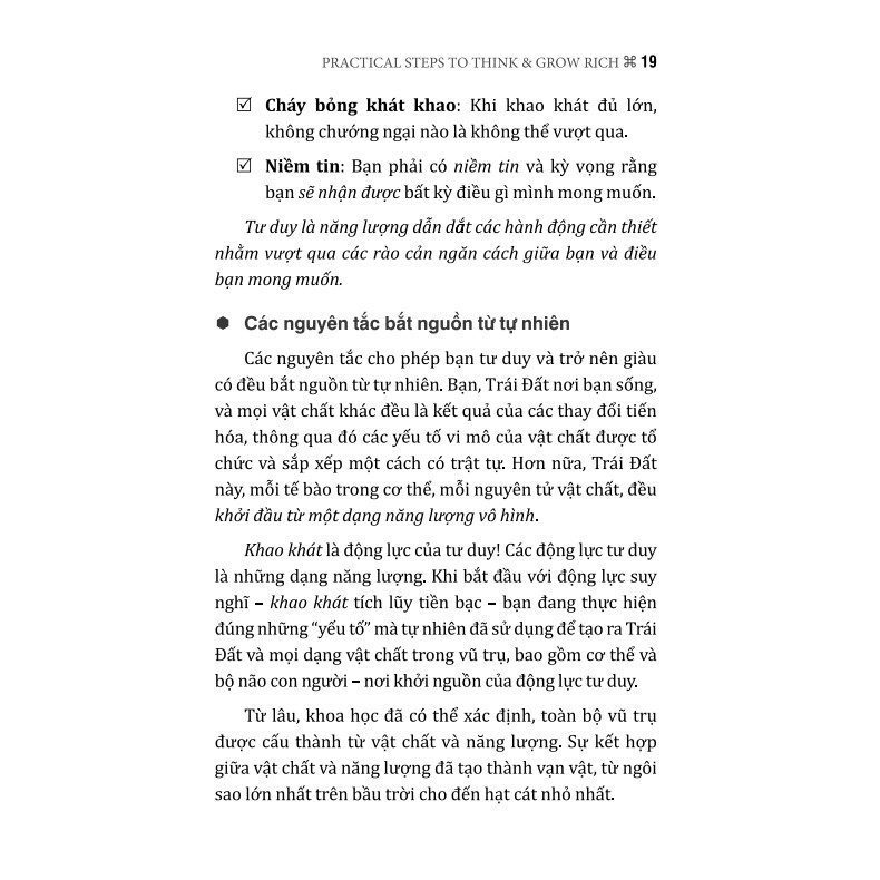 Sách - bussinessbooks - Think and grow rich Nghĩ giàu và làm giàu các bước thực hành - tặng bookmark