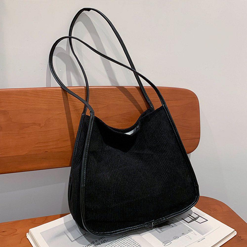 Túi Tote Đeo Vai / Xách Tay Bằng Vải Nhung Kích Thước Lớn Cho Nữ