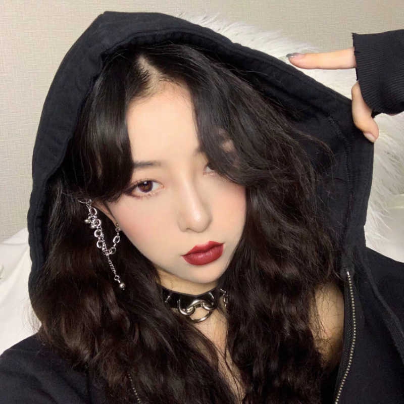 [Giao Hàng Miễn Phí] Bông Tai Xỏ Lỗ Tròn Chuỗi Hạt Tròn Thời Trang Unisex 2272