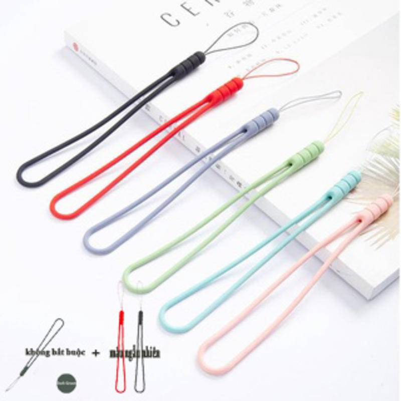 Dây đeo điện thoại, dây đeo cổ tay silicon ngắn chống rơi gắn điện thoại di động tiện dụng
