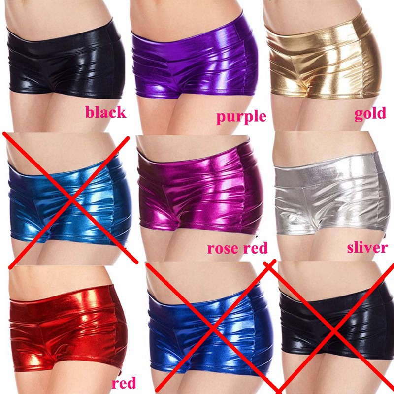 Quần ngắn da bóng kiểu dáng quyến rũ | BigBuy360 - bigbuy360.vn
