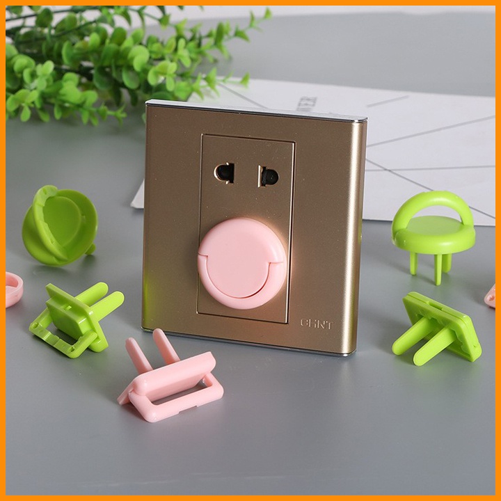 Nút Che Ổ Điện Bịt Ổ Điện An Toàn Cho Bé Thông Minh Thiết Kế Gọn Gàng Đẹp Tiện Dụng BabyRice 040