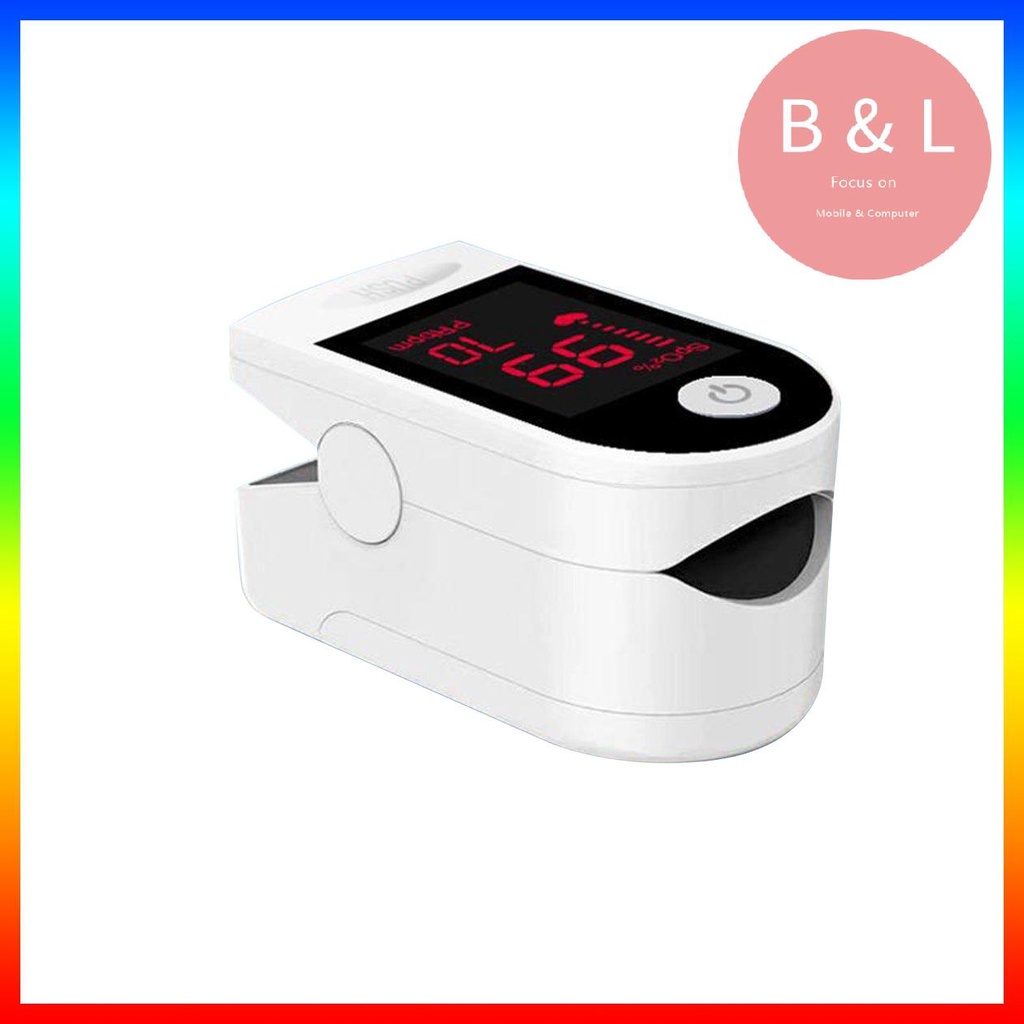 [BL] Finger oximeter ABS LED Blood Oxygen Monitor Oxygen Saturation Monitor Heart rate monitor Instant Results Home use
