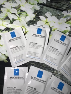Sample Gói Gel Rửa Mặt Cho Da Dầu - Da Hỗn Hợp Dầu LarochePosay Effaclar Gel (7ml)