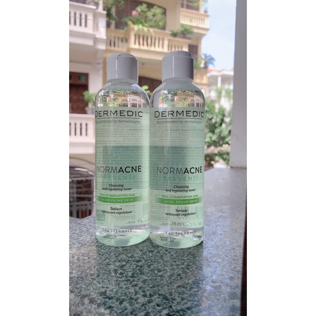 Toner Làm Sạch - Kiềm Dầu DERMEDIC NORMACNE Cleansing and Regulating Skin Toner 200ml