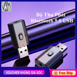 Thiết bị thu, phát âm thanh kết nối Bluetooth 5.0 Aux Rca cổng cắm Usb 3.5mm cho TV PC xe hơi
