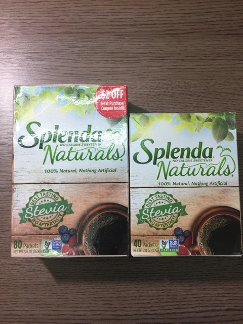 Đường ăn kiêng Splenda Stevia Naturals cao cấp dành cho người ăn kiêng