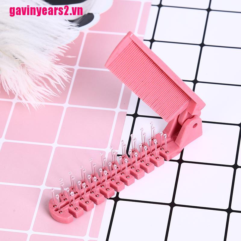 (Hàng Mới Về) Lược Chải Tóc Gấp Gọn Tiện Lợi