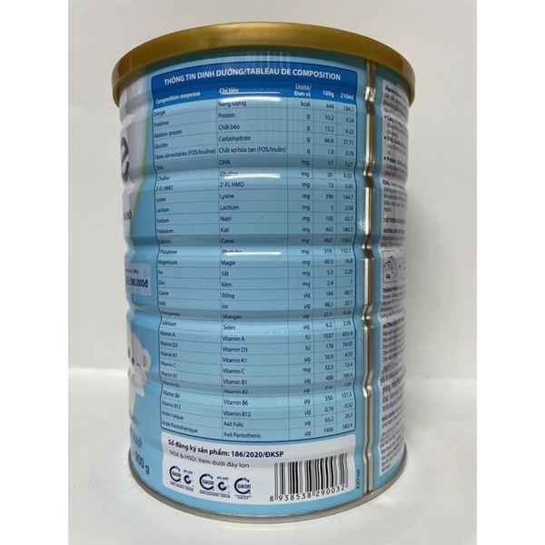 Sữa Bột Alponte Grow+ ( Phát triển chiều cao, hoàn thiện não bộ ) lon 900g- date: mới nhất