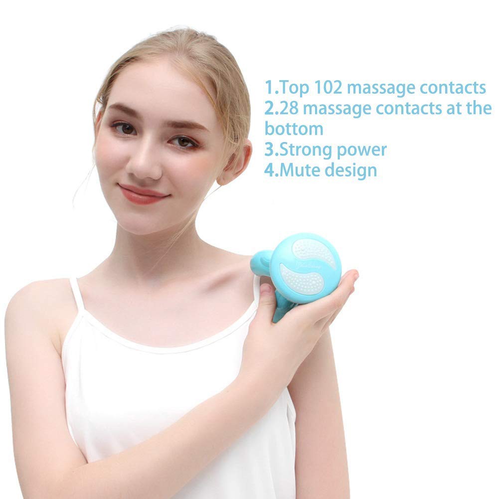 Máy massage mini cầm tay XP68 4 đầu mini chân tròn thông minh tiện lợi Phặn Phặn