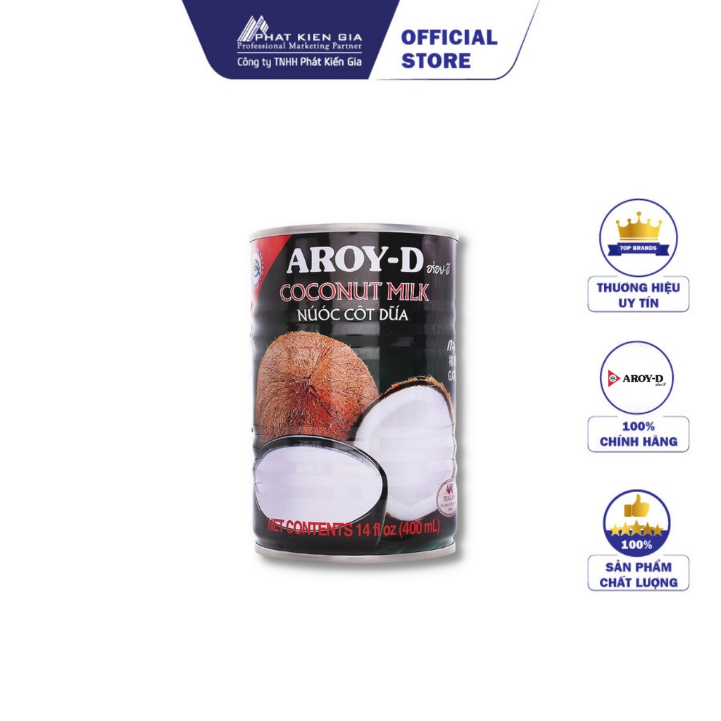 Nước Cốt Dừa Aroy-D 400ml